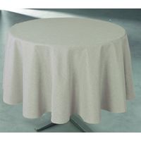 Nappe (0) 160cm Tissage Lin Beige - Access Deco