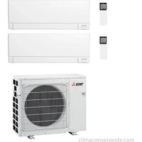 Mitsubishi Electric Klimaanlage Dual Split MXZ-2F42VF MSZ-AY25VGKP MSZ-AY25VGKP 9+9