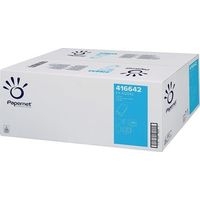 Toalla de mano plegada 2 capas blanca L.aprox.240 mm x A.aprox.230 mm PAPERNET