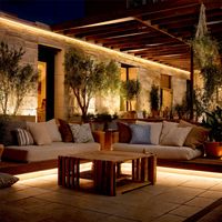 Tira LED Neón Regulable 220V BOBINA 50m Blanco Cálido Semicircular 180 7.5W/m Corte 100cm IP67 3000K Blanco Cálido