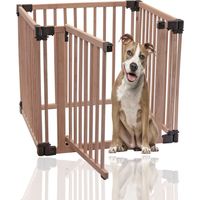 Bettacare Wooden Dog Pen, 80cm x 80cm, Natural Wood, 76cm High, Dog Pen for Pets and Puppy, Dog Playpen, Indoor Dog Yard