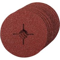 Disque à lamelles abrasif corindon Ø125 mm – Grain 40 – Lot de 10 disques pour métaux et bois – Longue durée – Rosver