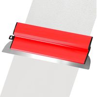 Lisseuse Enduit Lame a Lisser 40cm Lame a Enduit Lissage Inox Outil Spatule Enduit Lissage Couteau a Enduit Lame d'écrémage pour Cloison Sèche Mural Outillage