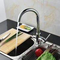 Wasserhahn, Küchenarmatur Wasserfilter Spültischarmatur mit Osmoseanlage 3 Wege 360°drehbar Küchenarmatur spültischarmatur für Wasserfilter, jede Küche und Spüle geeignet