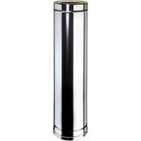 Tubo coibentato da 100 cm, acciaio inox diametro 100 mm