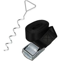 Kit di fissaggio Cornilleau X 4 per trampolino nero stabile e sicuro