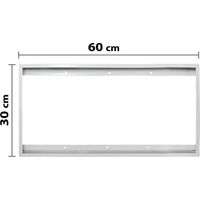 Struttura Telaio Supporto Montaggio Pannello Led 60X30cm