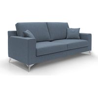 Michael Sofa aus schmutzabweisendem, wasserfestem Stoff T03 206 cm Blau