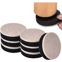 Rehausseurs de Meubles Autocollants 10 Pièces Rehausseur Pieds de Lit et Meuble Réhausseur Pied de Table rehausseur de Lit Rond Rehausseur Pied de Chaise Pieds de Lit Furniture Rond-Crezuo