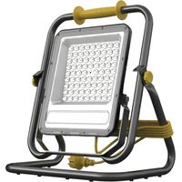 LED's work 0310272 LED Baustrahler, Arbeitsleuchte Flutlicht Strahler, blendreduziert staubdicht strahlwassergeschützt, 150W 21000lm 4000K, 5m Kabel IP65