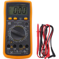 Multimètre numérique portable avec affichage LCD rétroéclairé, protection contre les surcharges, testeur AC DC universel