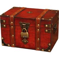 Boîte de rangement rétro en bois avec serrure, boîte de rangement pour la maison, boîte en bois, ornements décoratifs