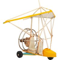Planeador de metal amarillo 32x21.5x25