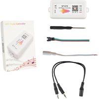 Controlador Musical LED IC Pixel RGB/RGBW Bluetooth - 5-24V