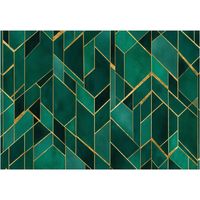 Moderne Fototapete Geometrisch Abstrakt – Großformat Wandtapete 400x280 cm – Design für Wohnzimmer & Schlafzimmer