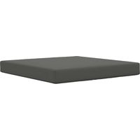 Coussin de canapé d'extérieur Anthracite 80 x 80 x 8 cm