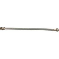 5 x FLESSIBILE INOX FEM 3/8 FEM 1/2 50CM DN.10