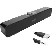 Enceinte filaire A6 pour télévision, home cinéma, stéréo, basses, Bluetooth, AUX, noir