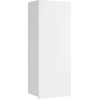Mirjan24 – Armoire murale blanche brillante 117x45cm – 1 porte – Stratifié – Optimisation d'espace pour intérieur moderne