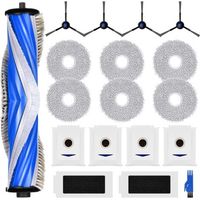 Accesorios compatibles ECOVACS DEEBOT T30 Omni - 4 Filtros, 1 Cepillo Principal, 4 Laterales, 6 Paños, Repuestos Esenciales