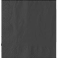 Serviette jetable noire 2 plis 40x40 cm - 2000 pièces - Ecobioshopping
