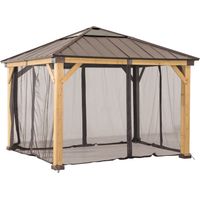 Netz für Zedernholz Gazebo Netz - 336cm x 336cm