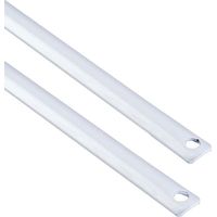 Kintech – Kit de 2 tringles pour fausse crémone – Finition blanche RAL9016 – Longueur 1300 mm – Installation rapide et esthétique