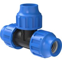 PP T-Stück, 25 mm, Klemmfitting für HDPE