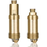 2 Pcs Pop Up Sink Plug Replacement, Click Clack Brass Plug Bolt, Pop Up Bath Plug, for Most Sink Basin Drain Stopper