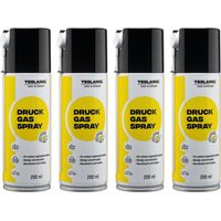 TESLANOL Druckluftspray 26002, 200 ml, 4 Stück