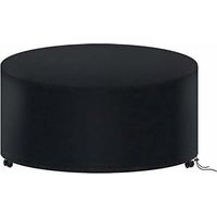 Telo protettivo per tavolo 180 x 90 cm, copertura per mobili da giardino rotondi, copertura impermeabile per mobili da giardino, tessuto Oxford 210D per esterni rotondi Tavolo