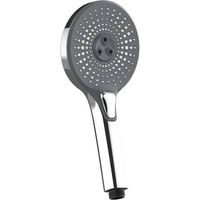 Schwarz-chrome Handbrause mit 3 Düsen – Vortex-Serie