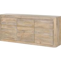 Sideboard Mango 185x40x80 weiß lackiert TORONTO 301