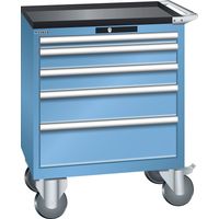 LISTA, Armoire à tiroirs, mobile, l x p x h 717 x 572 x 962 mm