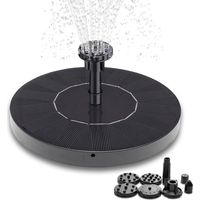 Promotion à petit prix Fontaine solaire à cellule solaire - 16 cm Noir