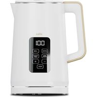 Cello Electric Digital Kettle with Temperature Control, 3000W Rapid Boil, LED Display, 1.7 Litre, White