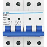 Chint 179747 NB1-63 4P C32 6kA DB Leitungsschutzschalter 4polig 32 A 240 V, 415 V
