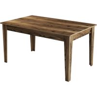 Holz Esstisch "Milan500" - 145 x 88 x 75 cm - Braun