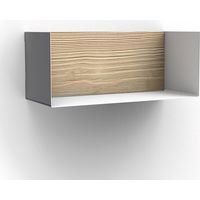 Etagere Box 45 Blanc Acier Et Bois