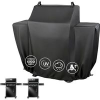 Housse de barbecue pour Napoléon Rogue 425 Series - Résistante aux intempéries - Pour barbecue à gaz Napoléon Rogue 425 - Accessoire de barbecue 600D - Avec fermeture - Noir