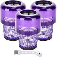 Filtres de Remplacement - Lot de 3 pour Aspirateur Dyson V11 Absolute Extra Pro Animal Torque Drive V15 Detect