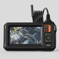 Cámara endoscópica HD 1080P, pantalla IPS, ángulo de visión de 170 grados, impermeable IP67 con luces LED, batería de 2000 mAh para inspección de alcantarillado (5 m)