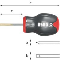 USAG GIRAVITI PER VITI CON INTAGLIO D. 0,8x4x35 U03240463