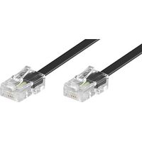 ISDN-Modularanschlusskabel, Kupferkaschierter Aluminiumleiter (CCA), RJ45-Stecker (8P4C) RJ45-Stecker (8P4C). Kabellänge 6 m