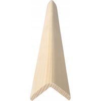 Holzwinkel Aus Fichtenholz, Gehobelte Eckleiste, Profil 40 x 40 mm, Länge 120 cm