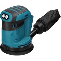 Ponceuse orbitale sans fil à moteur sans balais de 125 mm, 6 vitesses réglables, polisseuse pour véhicules électriques, cireuse, polisseuse, meuleuse et ponceuse pour métaux