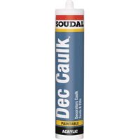 Soudal Decorators Caulk White 300ml