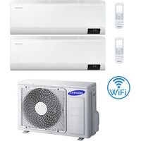Climatiseur Samsung CEBU R32 Wifi Double Split Inverter 9000 + 12000 BTU avec U.U. AJ068TXJ3KG/EU NOUVELLE Classe A++/A+