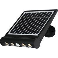 Proyector LED solar con sensor PIR “Mix” (8W 4000K 950lm) – Negro
