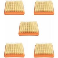 Pack of 5, air filter part 4180-141-0300 compatible with many Stihl string trimmer models for FS89 FS91 FS111 FS131 4180 141 0300